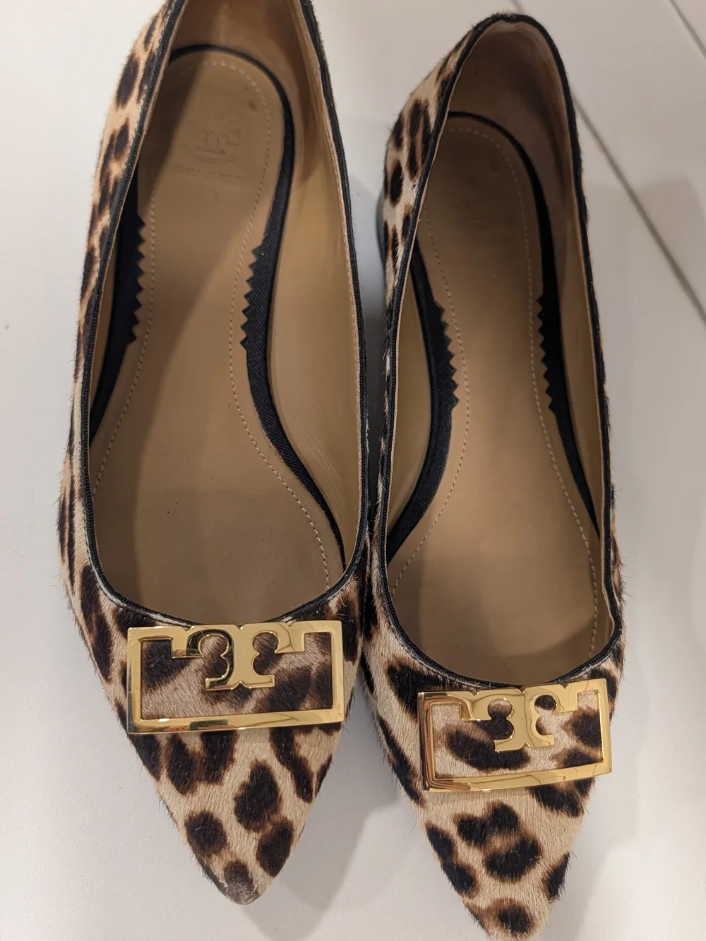 Tory Burch 7.5 Leopard Print Flats
